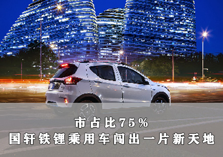 市占比75%  國軒鐵鋰乘用車闖出一片新天地